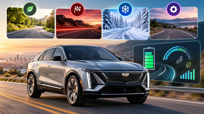 Cadillac LYRIQ driving modes